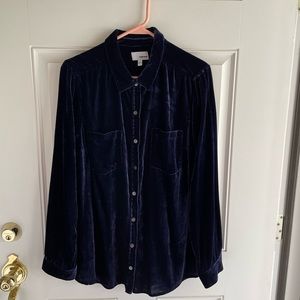 Navy blouse